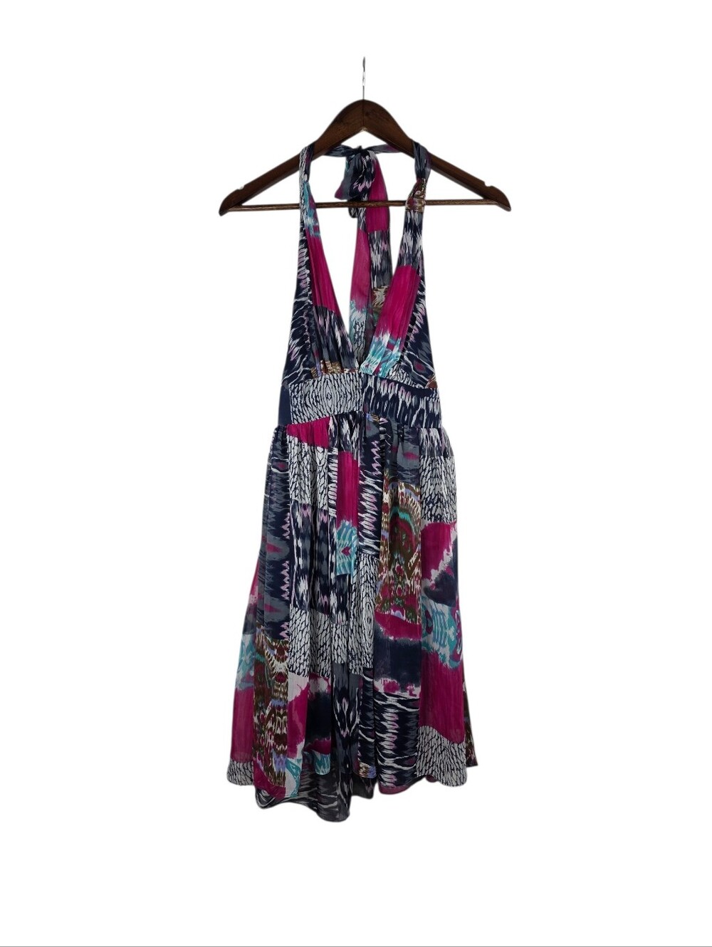 Whimsigoth Bohemian Festival Halter Sundress Indie Dress Size Medium 5th Culture